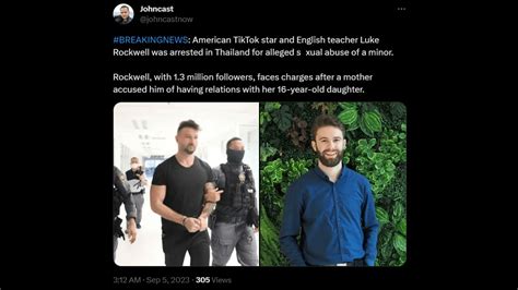 teacher luke onlyfan|Luke Rockwell arrested in Phra Khanong area, Bangkok :。